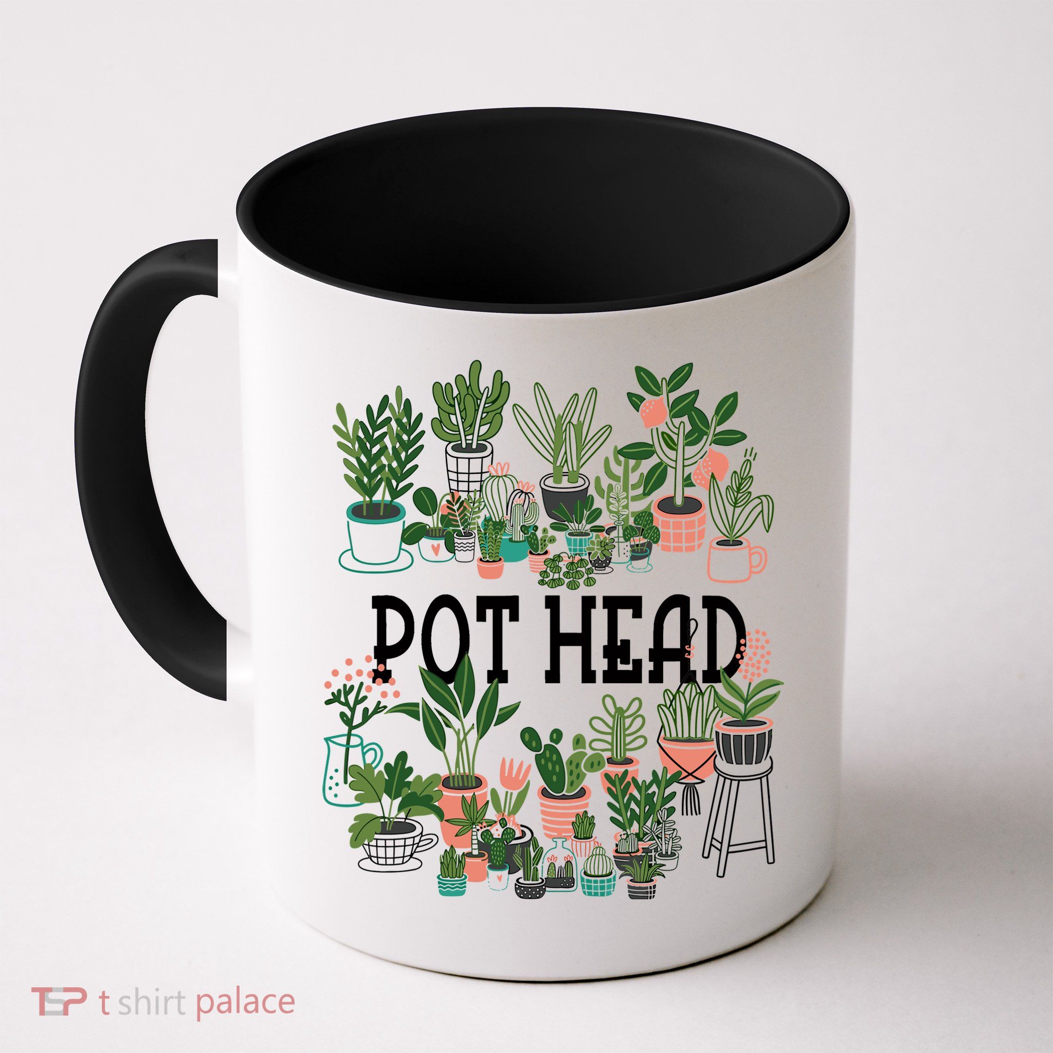 Plant Lover And Gardener Pot Head Succulent Mug