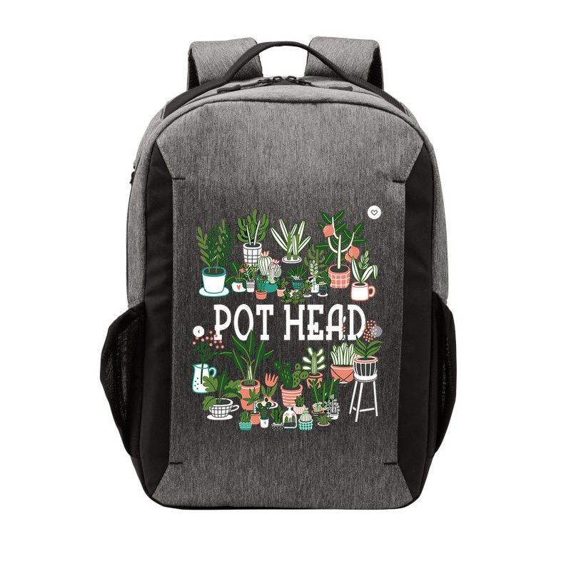 Plant Lover And Gardener Pot Head Succulent Vector Backpack