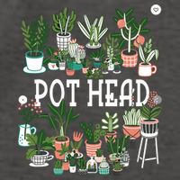 Plant Lover And Gardener Pot Head Succulent Vector Backpack