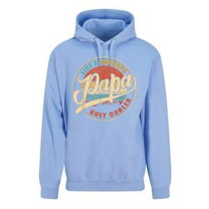 Papa Like A Grandpa Only Cooler Funny Dad Papa Definition Unisex Surf Hoodie