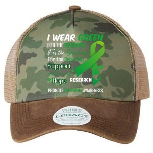 Promote Lymphoma Awareness Wear Green Legacy Tie Dye Trucker Hat