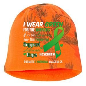 Promote Lymphoma Awareness Wear Green Kati - Camo Knit Beanie