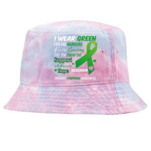 Promote Lymphoma Awareness Wear Green Tie-Dyed Bucket Hat