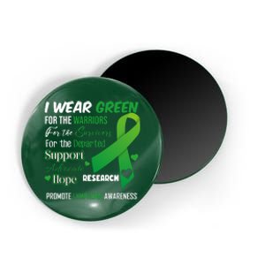 Promote Lymphoma Awareness Wear Green Magnet