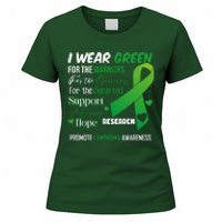 Promote Lymphoma Awareness Wear Green Women's T-Shirt