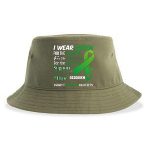 Promote Lymphoma Awareness Wear Green Sustainable Bucket Hat