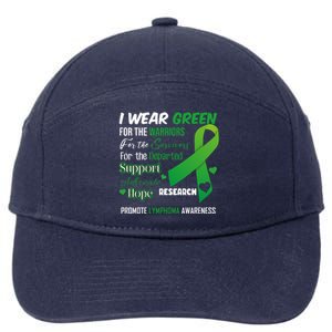 Promote Lymphoma Awareness Wear Green 7-Panel Snapback Hat