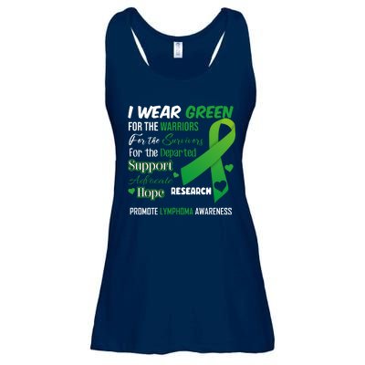 Promote Lymphoma Awareness Wear Green Ladies Essential Flowy Tank