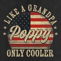 Poppy Like A Grandpa Only Cooler Poppy FatherS Day Cool Comfort Performance Bucket Hat