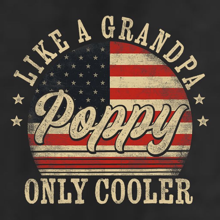 Poppy Like A Grandpa Only Cooler Poppy FatherS Day Cool Comfort Performance Bucket Hat