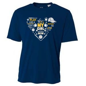 Play Like A Champion That’S My Girl Softball Mom Refuse To Lose Cooling Performance Crew T-Shirt