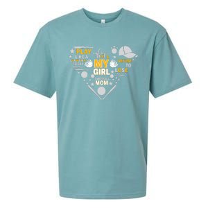 Play Like A Champion That’S My Girl Softball Mom Refuse To Lose Sueded Cloud Jersey T-Shirt