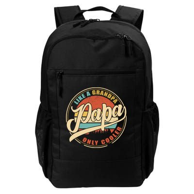 PAPA like a Grandpa ONLY COOLER Funny Dad Papa Definition Tank Top Backpack