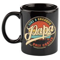 PAPA like a Grandpa ONLY COOLER Funny Dad Papa Definition Tank Top 11oz C Handle Ceramic Mug