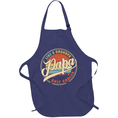 PAPA like a Grandpa ONLY COOLER Funny Dad Papa Definition Tank Top Apron