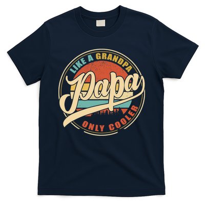 PAPA like a Grandpa ONLY COOLER Funny Dad Papa Definition Tank Top T-Shirt