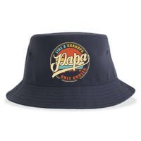 PAPA like a Grandpa ONLY COOLER Funny Dad Papa Definition Tank Top Sustainable Bucket Hat