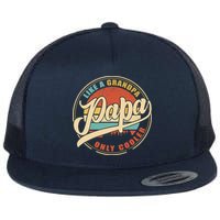 PAPA like a Grandpa ONLY COOLER Funny Dad Papa Definition Tank Top Flat Bill Trucker Hat