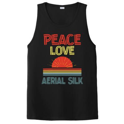 Piece Love Aerial Silk Funny PosiCharge Competitor Tank