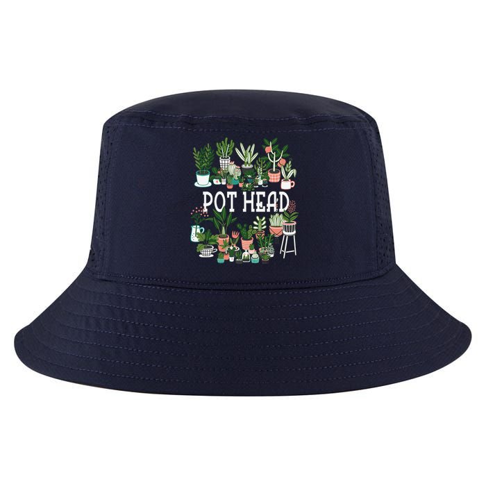 Plant Lover And Gardener Pot Head Succulent Cool Comfort Performance Bucket Hat