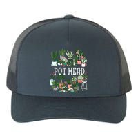 Plant Lover And Gardener Pot Head Succulent Yupoong Adult 5-Panel Trucker Hat