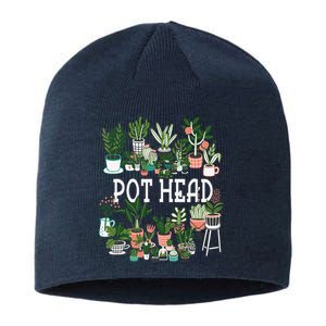 Plant Lover And Gardener Pot Head Succulent Sustainable Beanie