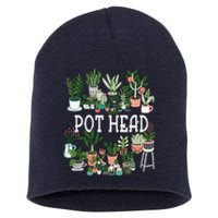 Plant Lover And Gardener Pot Head Succulent Short Acrylic Beanie