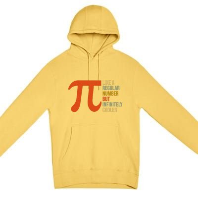 Pi Like A Regular Number But Infinitely Cooler Premium Pullover Hoodie