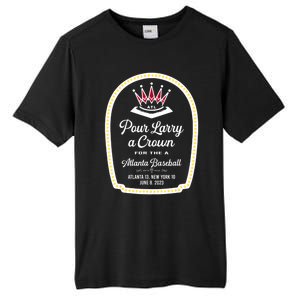 POUR LARRY A CROWN Home Run Celebration Funny Tall Fusion ChromaSoft Performance T-Shirt