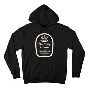 POUR LARRY A CROWN Home Run Celebration Funny Tall Hoodie