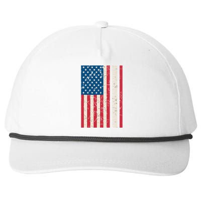 Piano Lover American Flag Patriotic Players Pianist Gift Snapback Five-Panel Rope Hat