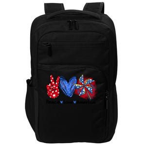 Peace Love America Gift Impact Tech Backpack