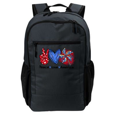 Peace Love America Gift Daily Commute Backpack