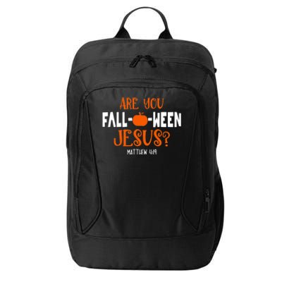 Pumpkin Lover Are You FallOWeen Jesus Halloween Costume City Backpack