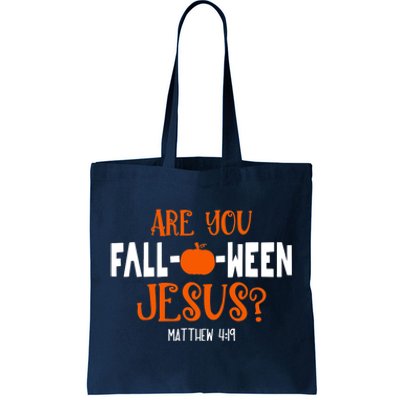 Pumpkin Lover Are You FallOWeen Jesus Halloween Costume Tote Bag