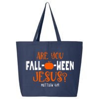 Pumpkin Lover Are You FallOWeen Jesus Halloween Costume 25L Jumbo Tote