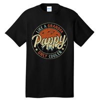 Pappy Like A Grandpa Only Cooler Vintage Retro Father's Day Tall T-Shirt