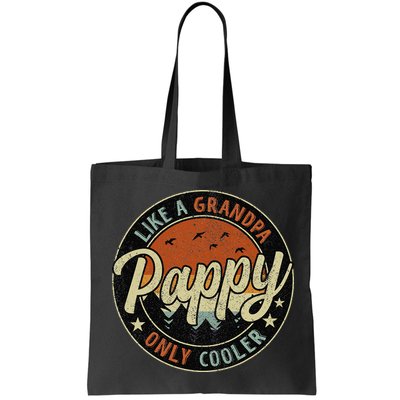 Pappy Like A Grandpa Only Cooler Vintage Retro Father's Day Bag
