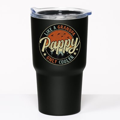 Pappy Like A Grandpa Only Cooler Vintage Retro Father's Day Tumbler
