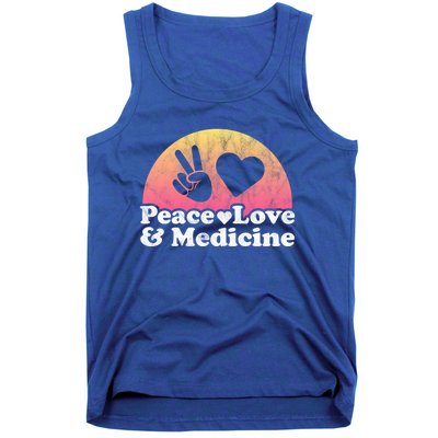 Peace Love And Medicine Gift Tank Top