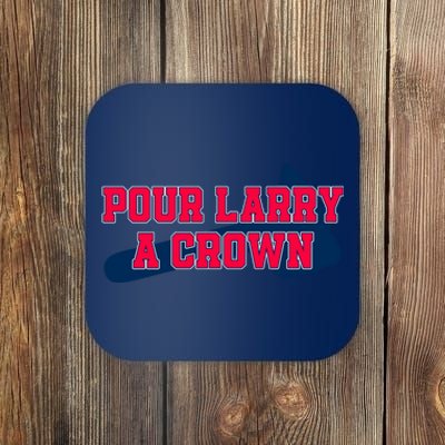 Pour Larry A Crown Atlanta Baseball Coaster