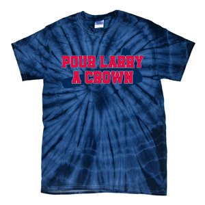 Pour Larry A Crown Atlanta Baseball Tie-Dye T-Shirt