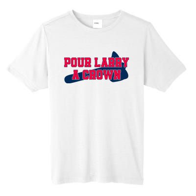 Pour Larry A Crown Atlanta Baseball Tall Fusion ChromaSoft Performance T-Shirt