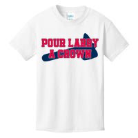 Pour Larry A Crown Atlanta Baseball Kids T-Shirt