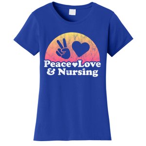 Peace Love And Nursing Nurse Gift Women's T-Shirt