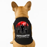 Papasquatch Like A Grandpa Just Way More Squatchy Funny Papa Doggie Tank