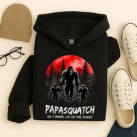 Papasquatch Like A Grandpa Just Way More Squatchy Funny Papa Hoodie