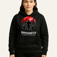 Papasquatch Like A Grandpa Just Way More Squatchy Funny Papa Hoodie