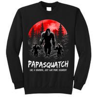 Papasquatch Like A Grandpa Just Way More Squatchy Funny Papa Sweatshirt