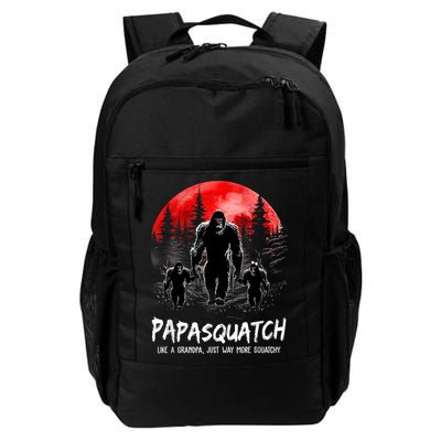 Papasquatch Like A Grandpa Just Way More Squatchy Funny Papa Backpack